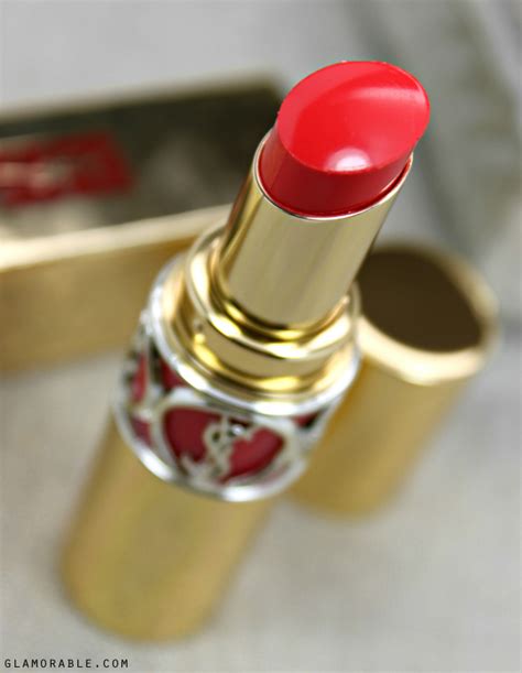 ysl rouge volupté shine 12 corail incandescent|YSL lipstick colours.